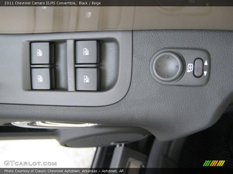 Black / Beige 2011 Chevrolet Camaro SS/RS Convertible