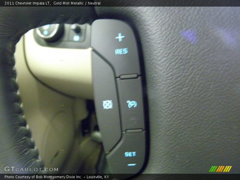 Gold Mist Metallic / Neutral 2011 Chevrolet Impala LT