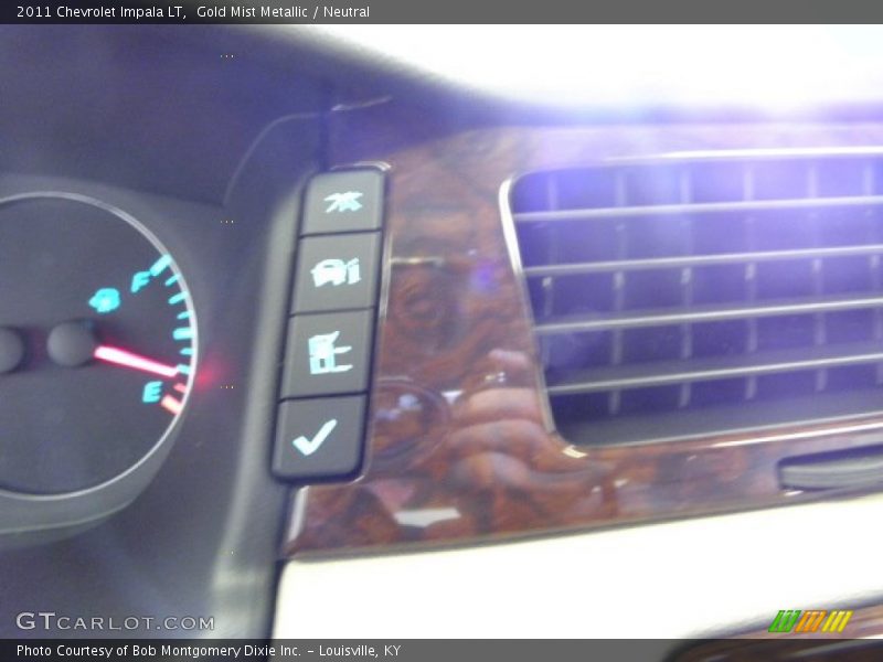 Gold Mist Metallic / Neutral 2011 Chevrolet Impala LT