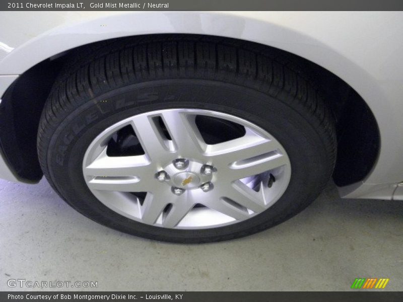 Gold Mist Metallic / Neutral 2011 Chevrolet Impala LT