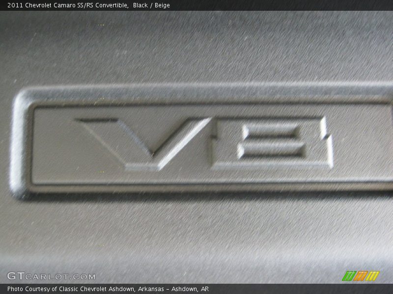 Black / Beige 2011 Chevrolet Camaro SS/RS Convertible