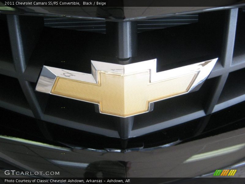 Black / Beige 2011 Chevrolet Camaro SS/RS Convertible