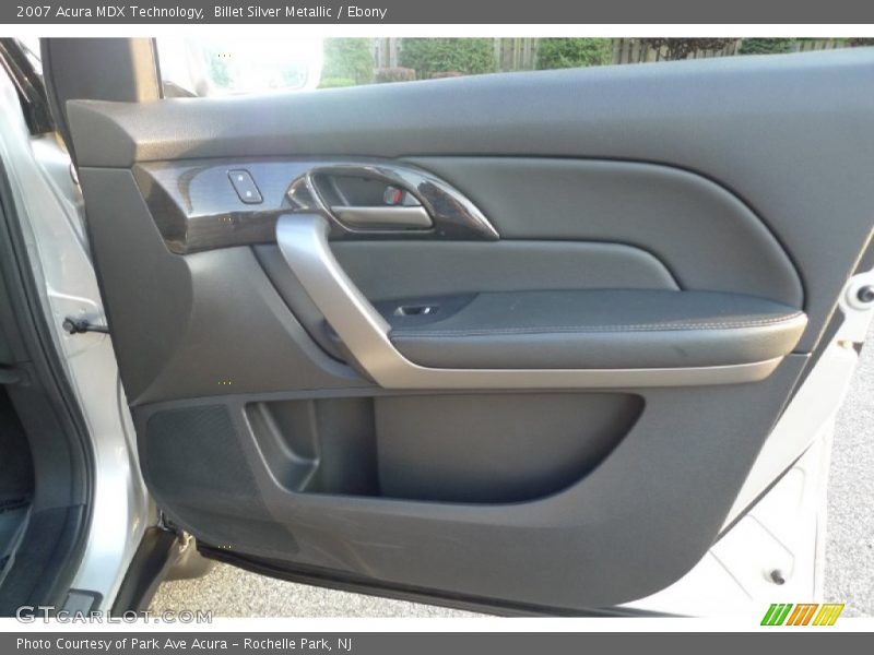 Billet Silver Metallic / Ebony 2007 Acura MDX Technology
