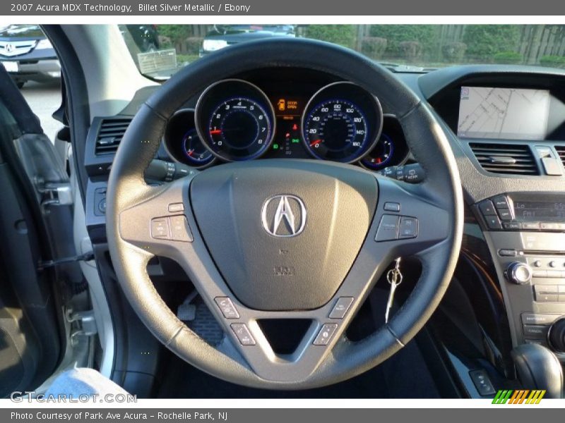 Billet Silver Metallic / Ebony 2007 Acura MDX Technology