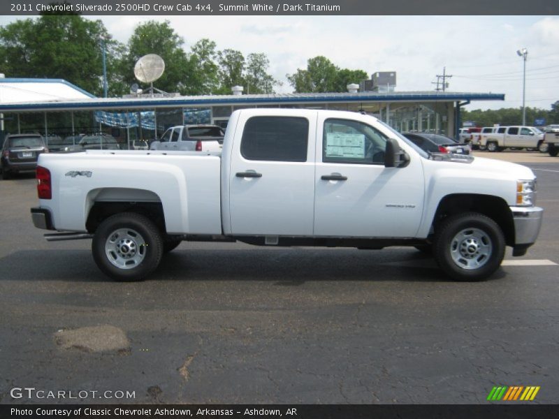 Summit White / Dark Titanium 2011 Chevrolet Silverado 2500HD Crew Cab 4x4