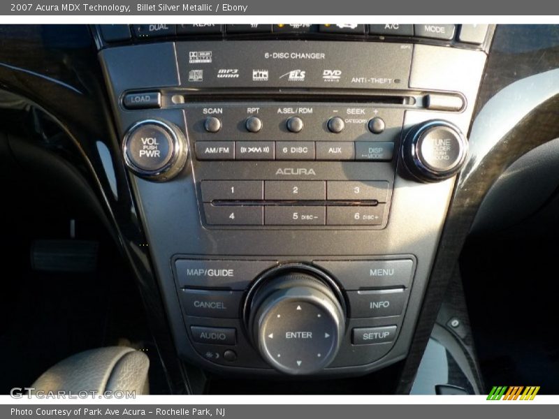 Billet Silver Metallic / Ebony 2007 Acura MDX Technology