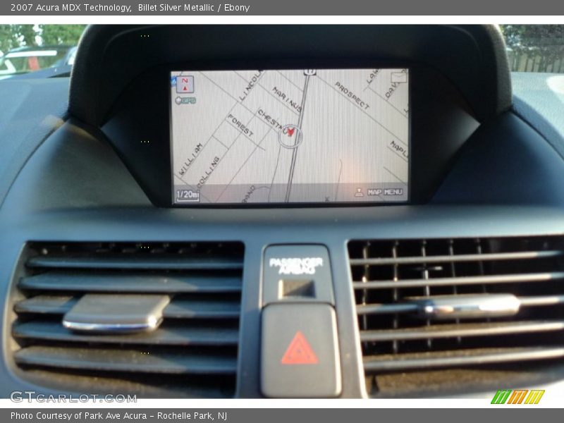 Billet Silver Metallic / Ebony 2007 Acura MDX Technology
