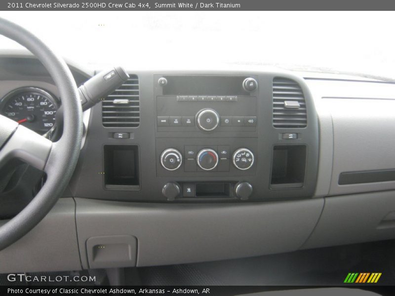 Summit White / Dark Titanium 2011 Chevrolet Silverado 2500HD Crew Cab 4x4