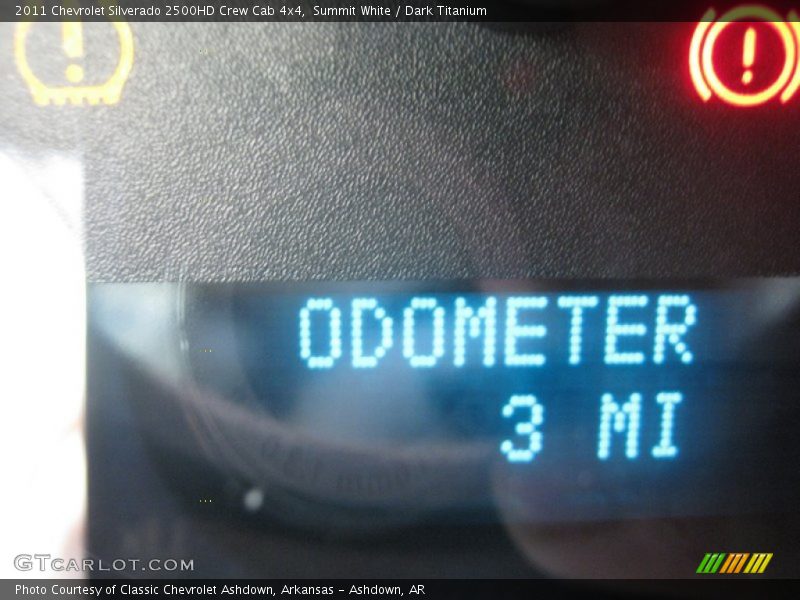 Summit White / Dark Titanium 2011 Chevrolet Silverado 2500HD Crew Cab 4x4