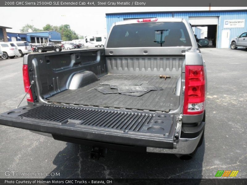 Steel Gray Metallic / Ebony 2008 GMC Sierra 2500HD SLE Extended Cab 4x4