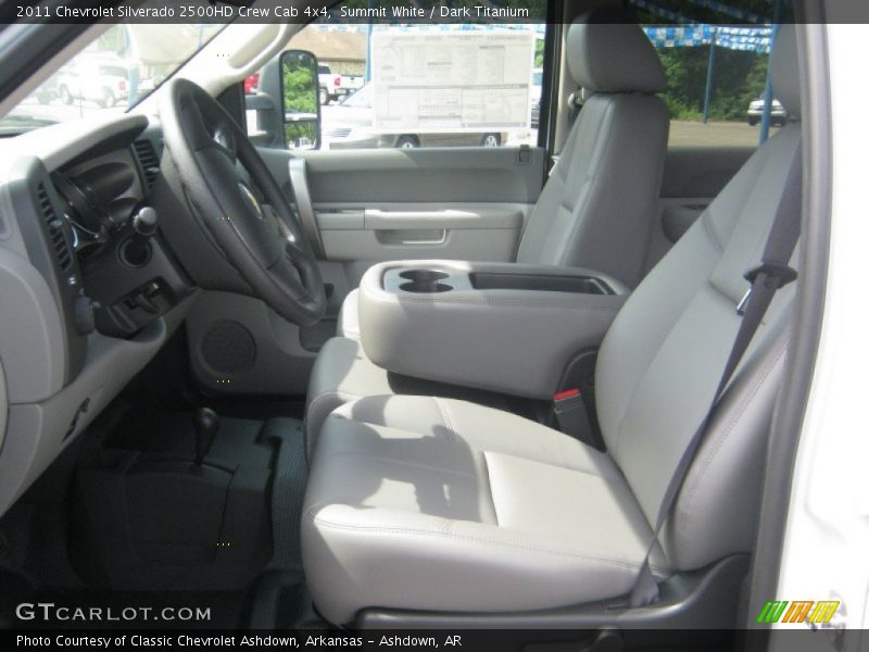 Summit White / Dark Titanium 2011 Chevrolet Silverado 2500HD Crew Cab 4x4