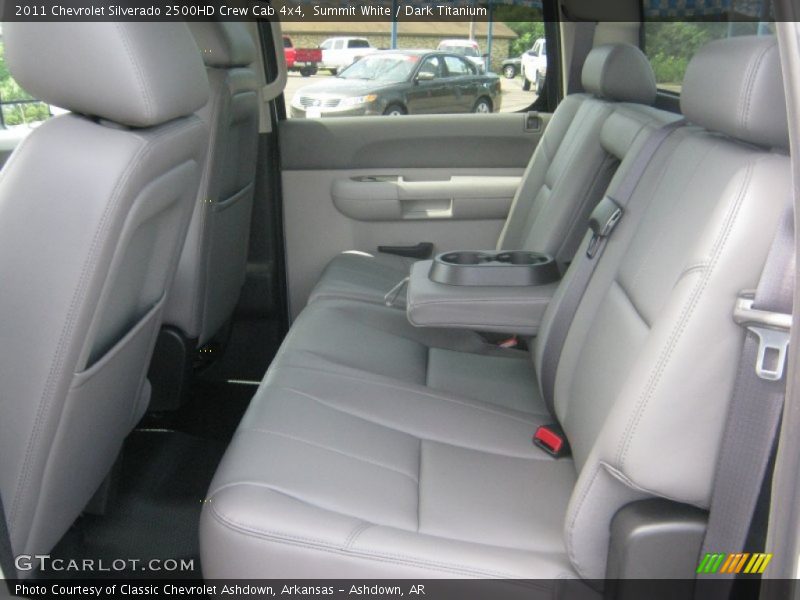 Summit White / Dark Titanium 2011 Chevrolet Silverado 2500HD Crew Cab 4x4