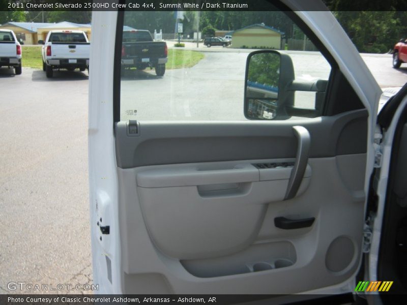 Summit White / Dark Titanium 2011 Chevrolet Silverado 2500HD Crew Cab 4x4
