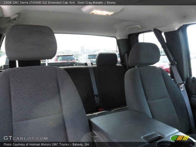 Steel Gray Metallic / Ebony 2008 GMC Sierra 2500HD SLE Extended Cab 4x4