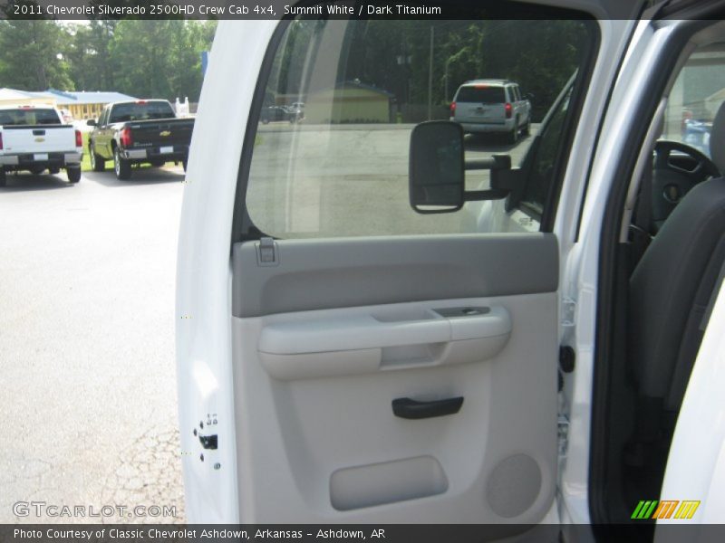 Summit White / Dark Titanium 2011 Chevrolet Silverado 2500HD Crew Cab 4x4