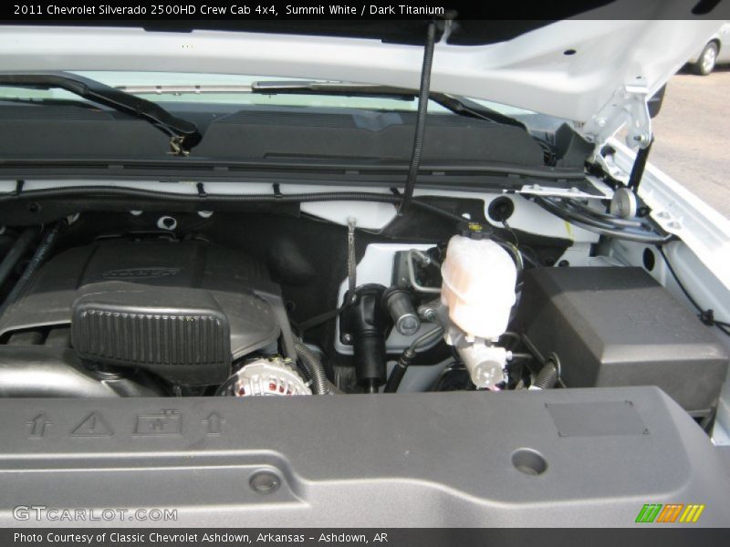 Summit White / Dark Titanium 2011 Chevrolet Silverado 2500HD Crew Cab 4x4