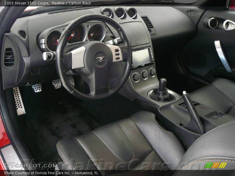 Redline / Carbon Black 2003 Nissan 350Z Coupe