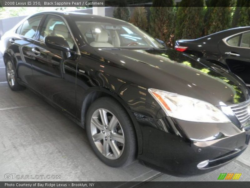 Black Sapphire Pearl / Cashmere 2008 Lexus ES 350