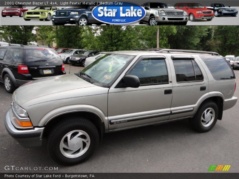 Light Pewter Metallic / Medium Gray 2001 Chevrolet Blazer LT 4x4
