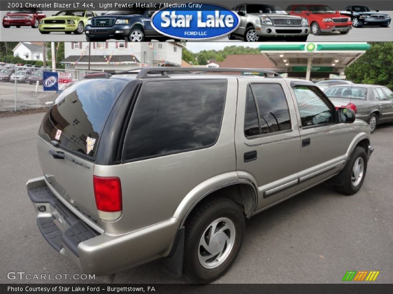 Light Pewter Metallic / Medium Gray 2001 Chevrolet Blazer LT 4x4