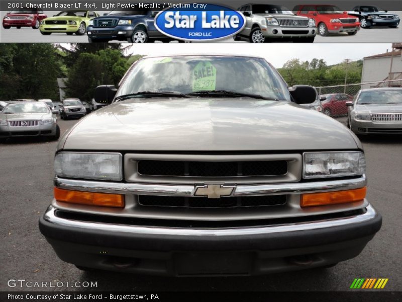 Light Pewter Metallic / Medium Gray 2001 Chevrolet Blazer LT 4x4