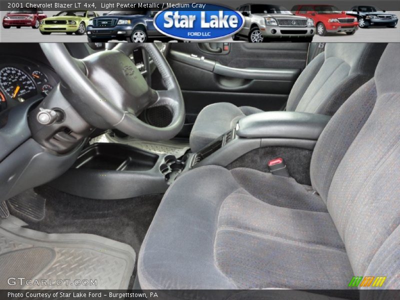Light Pewter Metallic / Medium Gray 2001 Chevrolet Blazer LT 4x4