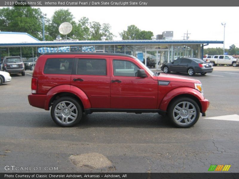 Inferno Red Crystal Pearl / Dark Slate Gray/Light Slate Gray 2010 Dodge Nitro SE