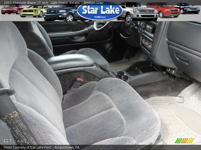 Light Pewter Metallic / Medium Gray 2001 Chevrolet Blazer LT 4x4