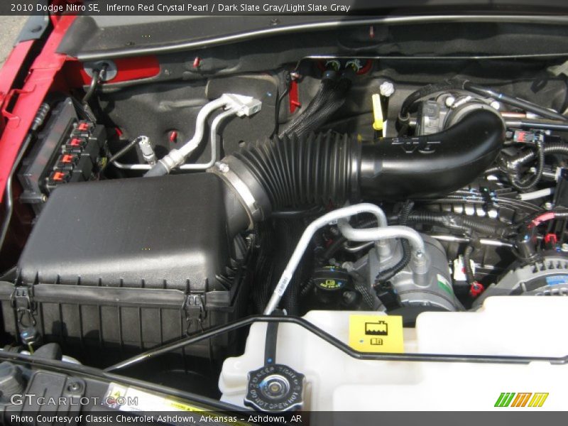 Inferno Red Crystal Pearl / Dark Slate Gray/Light Slate Gray 2010 Dodge Nitro SE