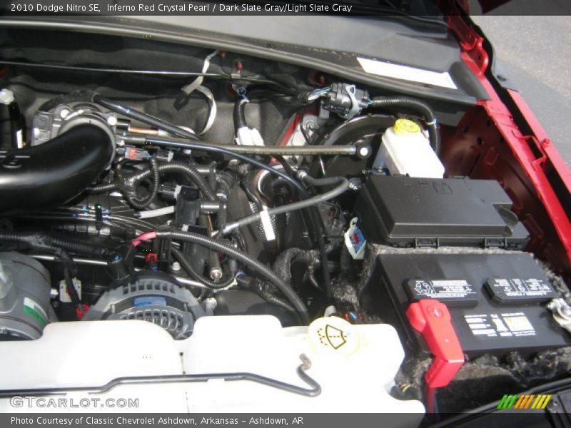 Inferno Red Crystal Pearl / Dark Slate Gray/Light Slate Gray 2010 Dodge Nitro SE