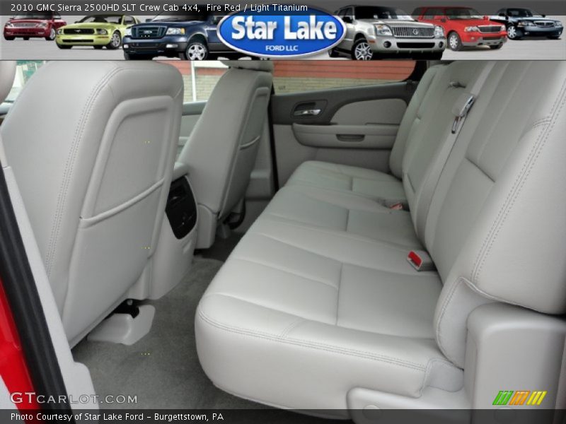 Fire Red / Light Titanium 2010 GMC Sierra 2500HD SLT Crew Cab 4x4