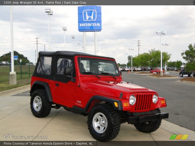Flame Red / Dark Slate Gray 2006 Jeep Wrangler SE 4x4