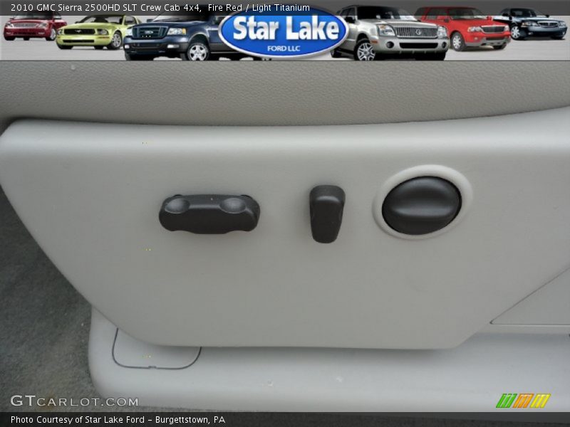 Fire Red / Light Titanium 2010 GMC Sierra 2500HD SLT Crew Cab 4x4