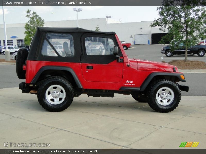 Flame Red / Dark Slate Gray 2006 Jeep Wrangler SE 4x4