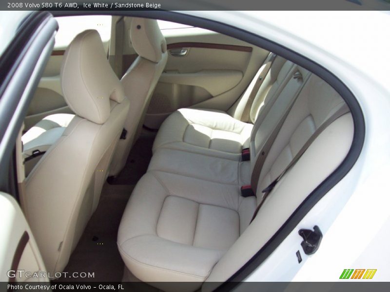 Ice White / Sandstone Beige 2008 Volvo S80 T6 AWD