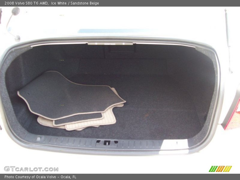 Ice White / Sandstone Beige 2008 Volvo S80 T6 AWD