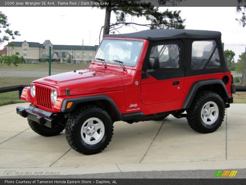 Flame Red / Dark Slate Gray 2006 Jeep Wrangler SE 4x4
