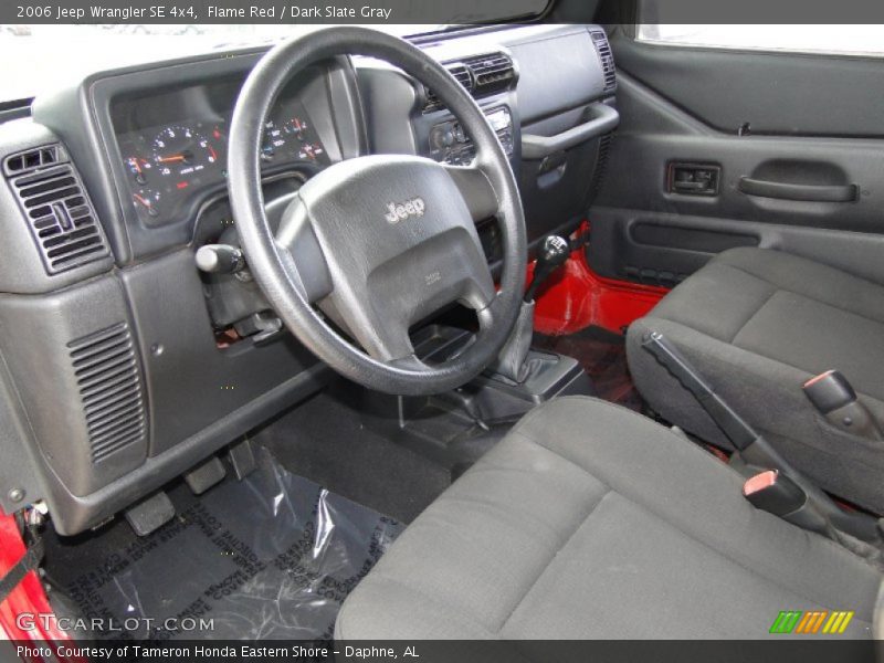 Flame Red / Dark Slate Gray 2006 Jeep Wrangler SE 4x4