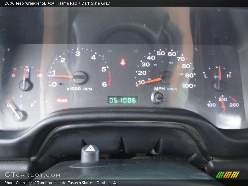 Flame Red / Dark Slate Gray 2006 Jeep Wrangler SE 4x4