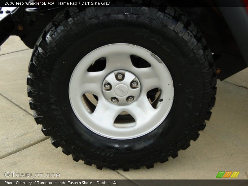 Flame Red / Dark Slate Gray 2006 Jeep Wrangler SE 4x4
