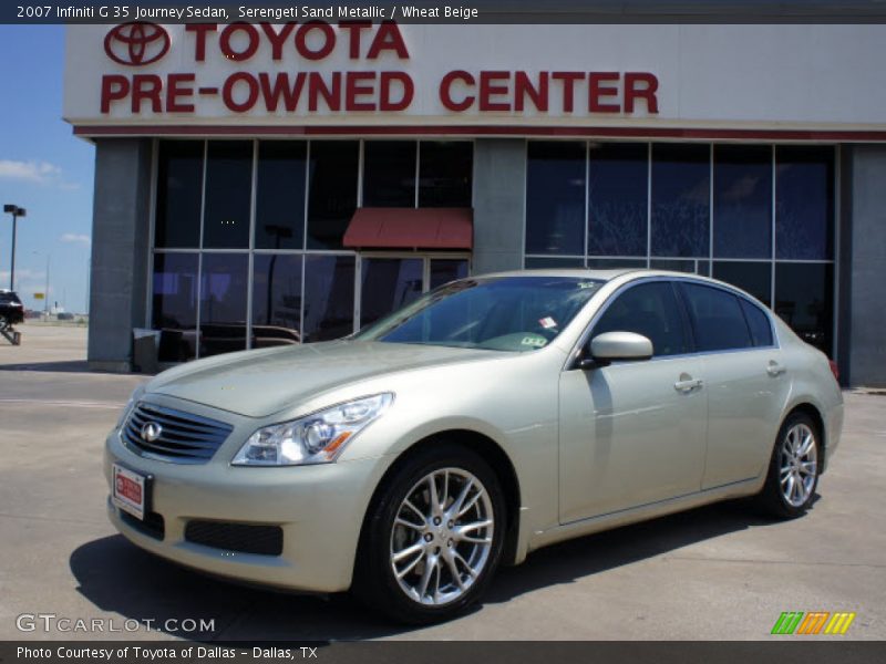 Serengeti Sand Metallic / Wheat Beige 2007 Infiniti G 35 Journey Sedan