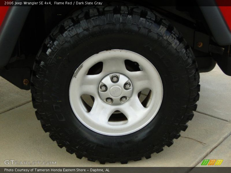 Flame Red / Dark Slate Gray 2006 Jeep Wrangler SE 4x4