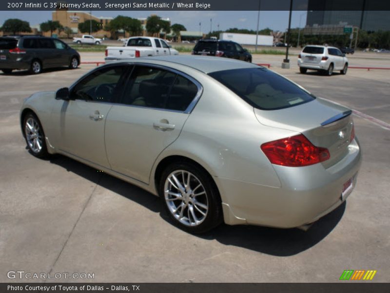 Serengeti Sand Metallic / Wheat Beige 2007 Infiniti G 35 Journey Sedan