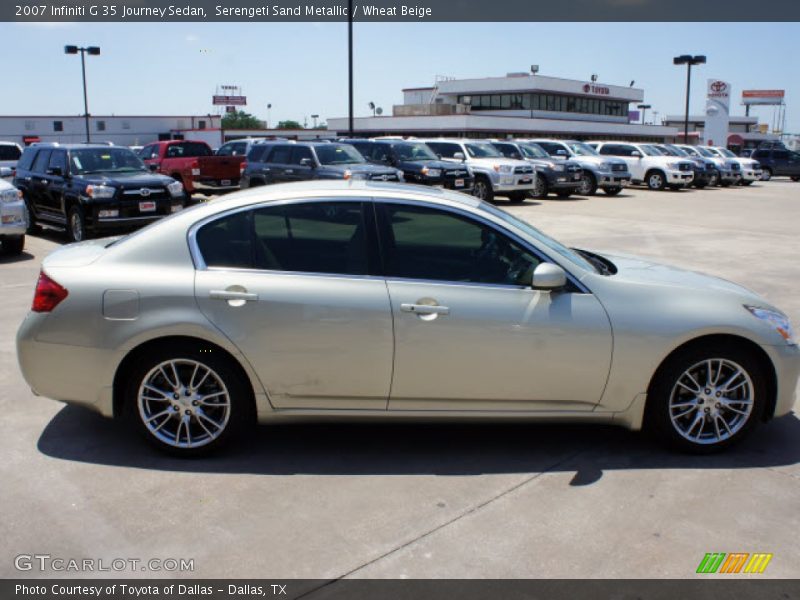 Serengeti Sand Metallic / Wheat Beige 2007 Infiniti G 35 Journey Sedan