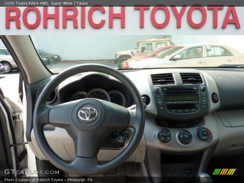 Super White / Taupe 2006 Toyota RAV4 4WD