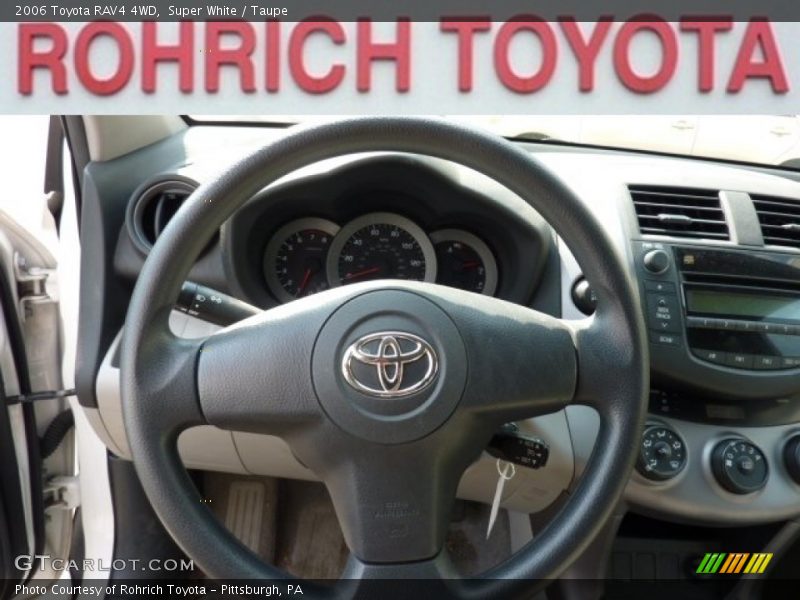 Super White / Taupe 2006 Toyota RAV4 4WD