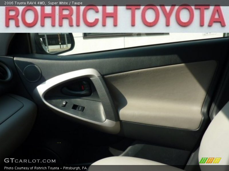 Super White / Taupe 2006 Toyota RAV4 4WD