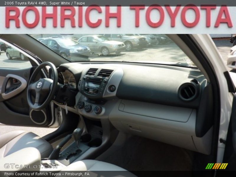Super White / Taupe 2006 Toyota RAV4 4WD