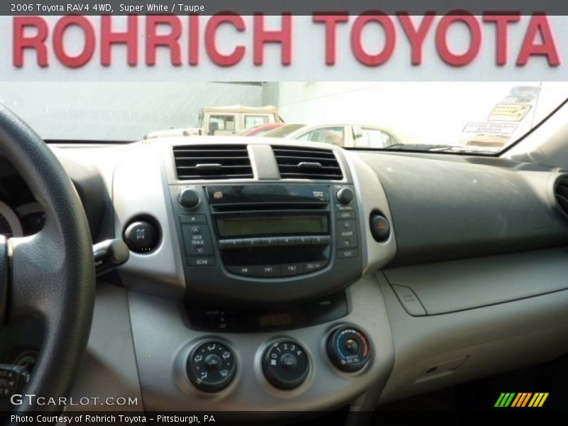 Super White / Taupe 2006 Toyota RAV4 4WD
