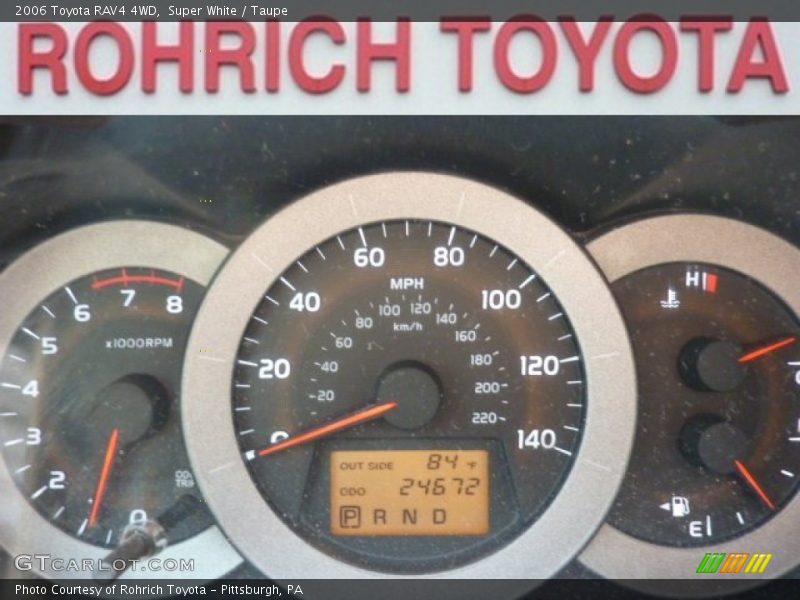 Super White / Taupe 2006 Toyota RAV4 4WD